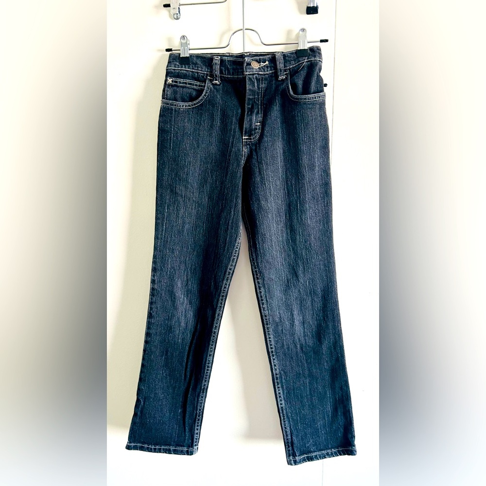 WRANGLERS RETRO WESTERN DENIM STONE WASH BLACK MOUNTAIN 🩶🖤🤠